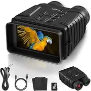 Night Vision Binoculars - 4.5'' Large Screen Night Vision Goggles for Adults, 4K Digital Infrared Night Vision, 32GB Memory Card for Photo and Video Storage, Suitable for Camping and Hunting