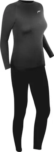 F-Lite Superlight Ladies Functional Underwear Set, black, Size L for Women