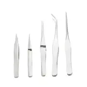 Steelman 5 Piece Tweezer Forceps Set with Case 05625 BRAND NEW IN PACKAGE