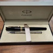 Parker ballpoint pen with refill #d37c7b