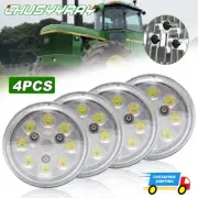 4x Par36 LED Hi/Lo Beam Tractor LED Work Light For John Deere Cotton Picker 9900