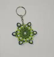 Star Shape 3D Hand Made Paper Quilling Key Chain For Gift