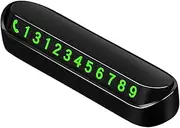 WILLAB Temporary Parking Sign - Stop Sign with Night,Temporary Plate for Auto Decorations, Garage Parking Aid Car Stop Accessories