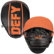 DEFY New Challenger Punching Mitts Kickboxing MMA Target Curved Focus Pad ORANGE
