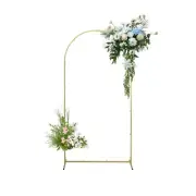Wedding Arch Backdrop Stand, Gold Metal Arch Backdrop Stand for Wedding Baby ...
