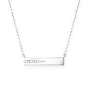 GEORGINI THE LAYERED EDIT GILDED PENDANT SILVER