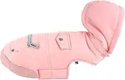 Huskimo Mt Buller Dog Coat, Rose/Pink, 27cm