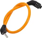 DECOMELODY Chain Bicycle Lock Durable Password Lock Cable for Mountain Bike Security Design Keyless Convenience Suitable for Outdoor Use and Bike Supplies