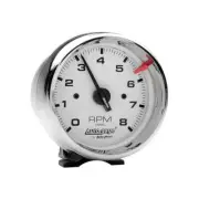 Autometer Auto Gauge 3-3/4in Tachometer 8000rpm White/Chrome AU2304