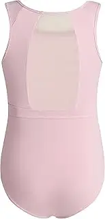 [Phineein] Girls Gymnastics Leotards Mesh Back - Kids Sleeveless Ballet Dance Leotard