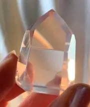 GEM GRADE GIRASOL METAMORPHOSIS MOON QUARTZ POLISHED CRYSTAL POINT MINI-TOWER *4