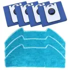 Replacement Parts Set Mop Cloths and Dust Bags for For BObsweep Vacuums