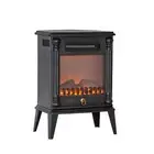 Electric Log Fireplace Heater with Overheat Protection
