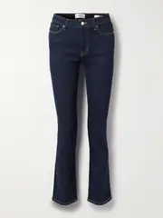 [FRAME] FRAME - Le High High-rise Slim-leg Jeans - Dark denim - 27 27 Blue