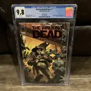 The Walking Dead Deluxe 1 Red Foil Variant CGC 9.8 White Pages Kirkman
