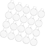 WEKAMOS 200pcs Key Tag Labels Metal Car Keychains Aluminum Ring Labels for Home Office Vehicle Use Organized Practical