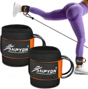 HPYGN Ankle Straps for Cable Machine, Cable Attachments for Gym & Home, Hip A...