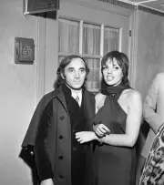 Charles Aznavour And Liza Minnelli At A Liza Minnelli Party At T - 1970s Photo