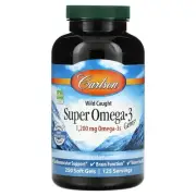 2 X Carlson Labs, Wild Caught Super Omega-3 Gems, 1,200 mg, 250 Soft Gels