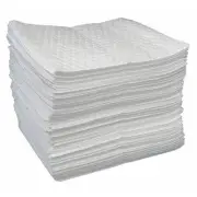 Oil-Dri L90811 Sorbents, 15 In X 19 In, Oil-Only, White, Polypropylene