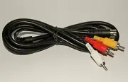 Composite AV Cable For Sega Genesis 2 And 3 By Mars Devices Brand New 3Z