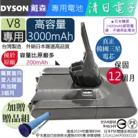 在飛比找momo購物網優惠-【清日電子】Dyson 戴森 V8 SV10 3000mAh