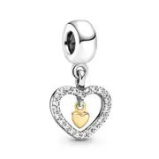 New Silver Color Vintage Dangle Beads Fits Silver Charm Bracelet Bangle Women I