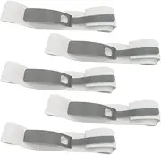 5Pcs Catheter Leg Bag Holder Foley Catheter Leg Strap, Catheter Leg Fixation Straps, Leg Bag Straps Drainage Bag Strap, Anti Slip Catheter Holder (White)