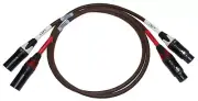 Belden 8402 Neutrik Black/Gold XLR High-End RCA Interconnect 3 Foot Cable Pair