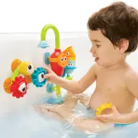 在飛比找momo購物網優惠-【Yookidoo 以色列】捉迷藏水龍頭齒輪套組(洗澡玩具 