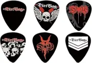 144 Dunlop DRB-488P.60 .60mm BLACK TORTEX 12 Packs Of 12 Guitar Picks SEALED BOX