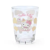 在飛比找PChome24h購物優惠-Hello Kitty 無把造型玻璃杯 230ml (要不要