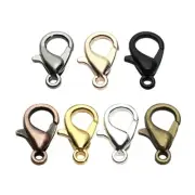 50Pcs Lobster Clasps Necklace Bracelet Clasp Hook Chain Connector Jewelry Making