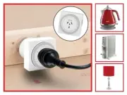 Click 24 Hour Timer Switch Twin Pack Manual White Analog Light Heater Caravan 2