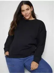 NWT RRP $100 AUTOGRAPH PLUS SIZE MEDIUM (22-24) BLACK SWEATSHIRT