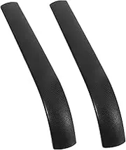 HONMEET 1 Pair Black Chair Arm Pads Replacement Replacement Arm Pads Plastic Armrest Pads Replacement Office Chair Arm Pads Replacement Plastic