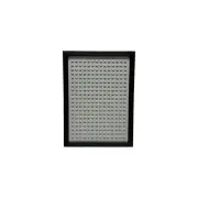 Brick Wall Desktop Display Baseplate - 3 Sizes, 20 Colors (Gray Medium Shown)