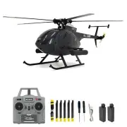 RC Helicopter, 4CH Remote Control Helicopter, 1:28 2.4GHz MD500 RC Aircraft with