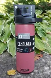 Genuine Camelbak Chute Mag Vacuum Insulated WaterBottle,20oz,Terracotta Rose,New