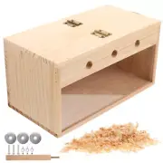 Parrot Nest Transparent Breeding Box Garden Bird House Baby