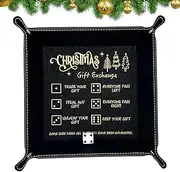 Dice Tray with Dice, Board Game Dice Rolling Tray, Lightweight Foldable Dice Tray, Engraved Swap Rules Dice Tray, Multifunctional Dice Rolling Tray Folding for Dormitory, Living Room