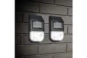 2x 5M Sensitive Motion Sensor 70 Lumen Solar LED Security Entertaining Light