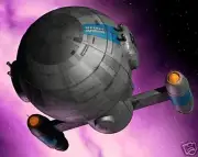 Amarillo Class UES Kamina Starfleet Wood Model Free Shipping