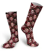 Zac Efron Faces Socks