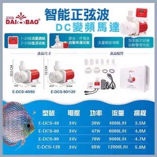 [魚の窩] DB智能正弦波DC變頻馬達DCS-6000 沉水馬達 原廠保固 下單前請先聊聊