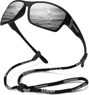 [STORYCOAST] Polarized Sports Sunglasses for Men Women Unbreakable Frame Cycling Fishing Driving