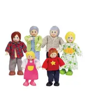 [Hape] Happy Family Caucasian Dolls