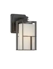 Designers Fountain Braxton 1Charcoal Outdoor Incandescent Wall Lantern Sconce