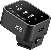X3C 2.4G Wireless Flash Trigger Transmitter TTL Autoflash with Large OLED Touchscreen Multiple Flash Modes with USB Port 32 Channels 16 Groups Compatible with Cameras