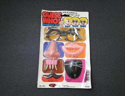 Vintage Guess Who! Disguise Kit by Gordy International #802